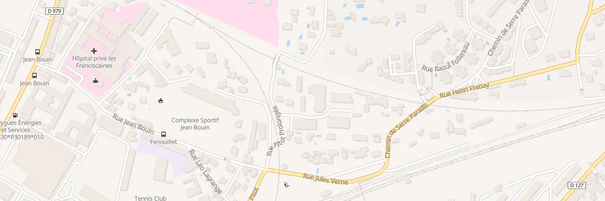 Plan du 10A Rue Pitot Prolongée à Nîmes