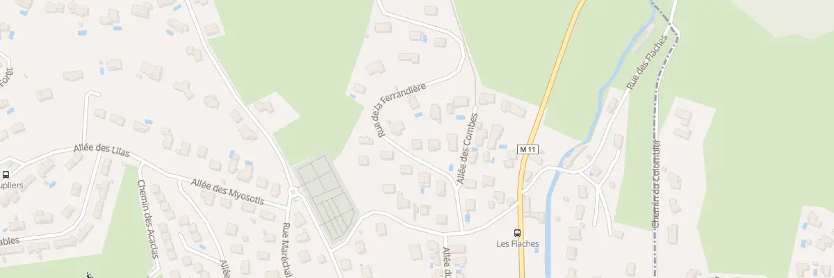 Plan du 306 Rue de la Ferrandiere à L’Étrat