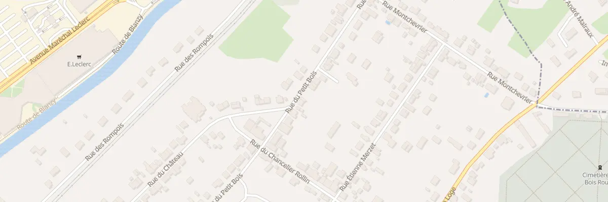 Plan du 35 Rue du Petit Bois à Montceau-les-Mines