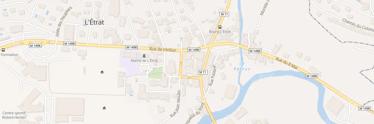 Plan du 3 Pl de l’Eglise à L’Étrat