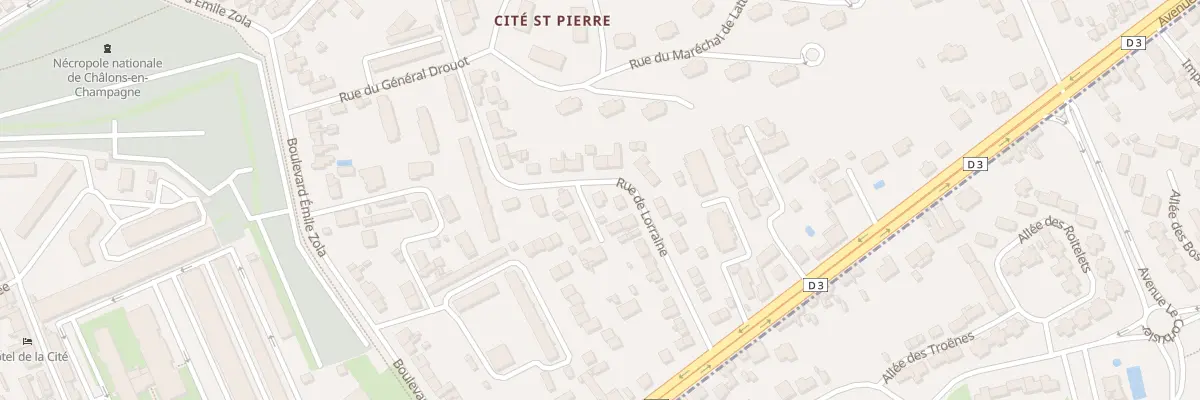 Plan du 26 Rue de Lorraine à Châlons-en-Champagne