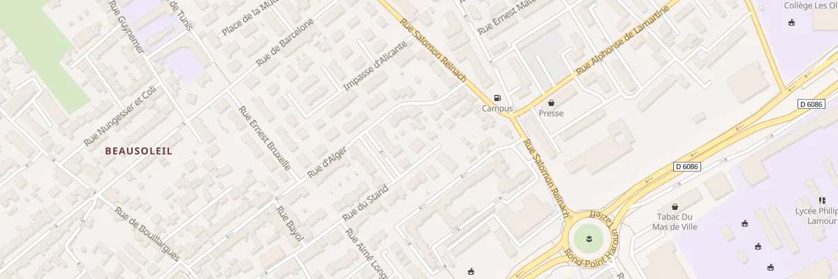 Plan du 35 Rue du Stand à Nîmes