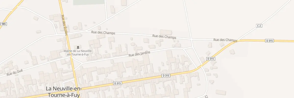 Plan du 21 Rue des Jardins à La Neuville-en-Tourne-à-Fuy