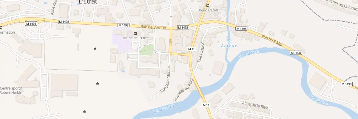Plan du 3 Rue Nationale à L’Étrat