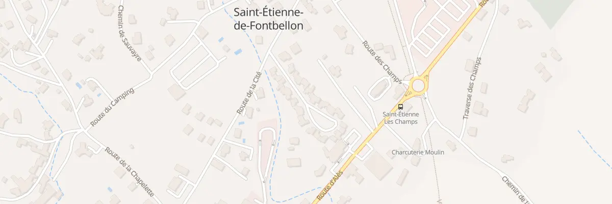 Plan du 125X Rte de la Cité à Saint-Étienne-de-Fontbellon