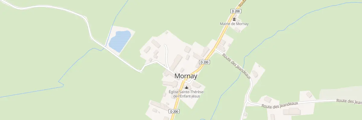 Plan du 5075 Le Bourg à Mornay