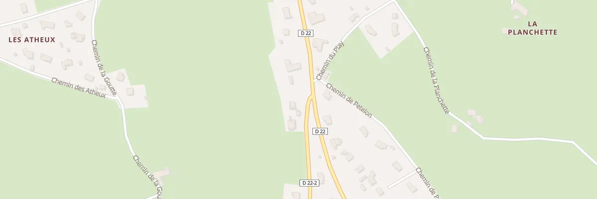 Plan du 947 Rte de la Bascule à Saint-Romain-les-Atheux