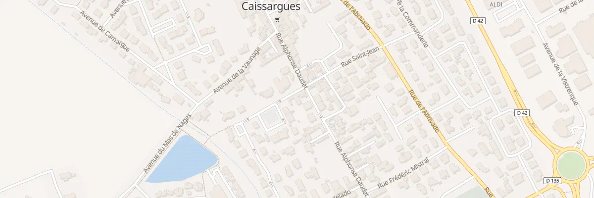 Plan du 138 Rue Alphonse Daudet à Caissargues