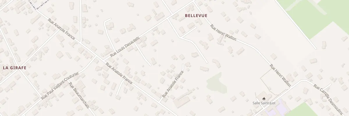 Plan du 39E Rue Anatole France à Saint-Vallier
