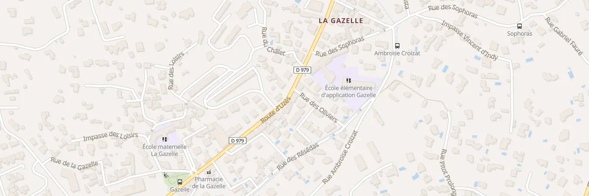Plan du 136 Rte d’Uzès à Nîmes
