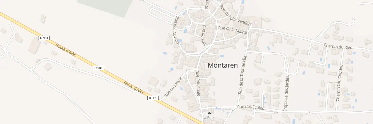 Plan du 8 Pl de l’Eglise à Montaren-et-Saint-Médiers
