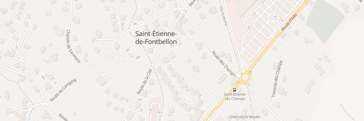Plan du 1050 Les Champs à Saint-Étienne-de-Fontbellon
