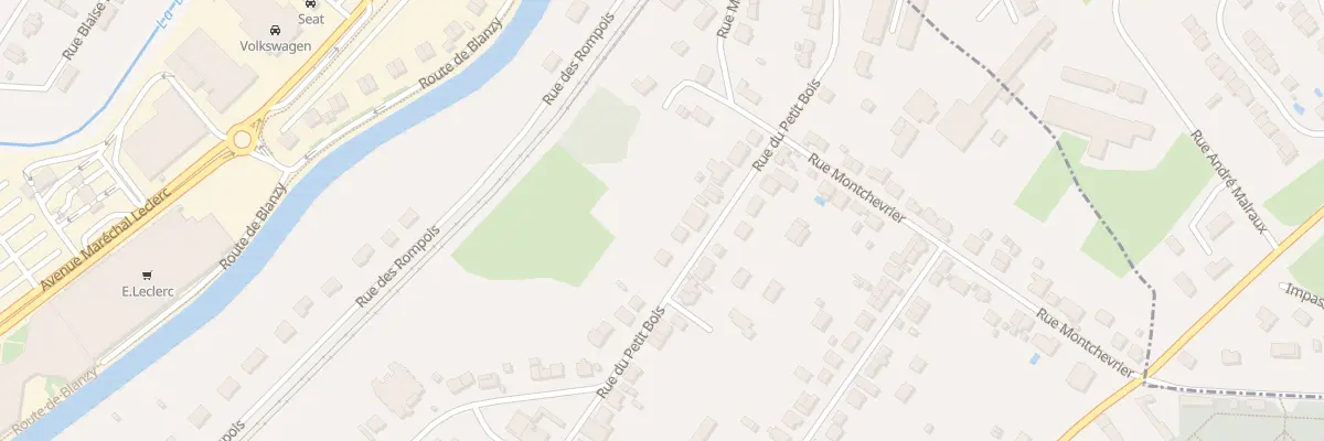 Plan du 30 Rue du Petit Bois à Montceau-les-Mines