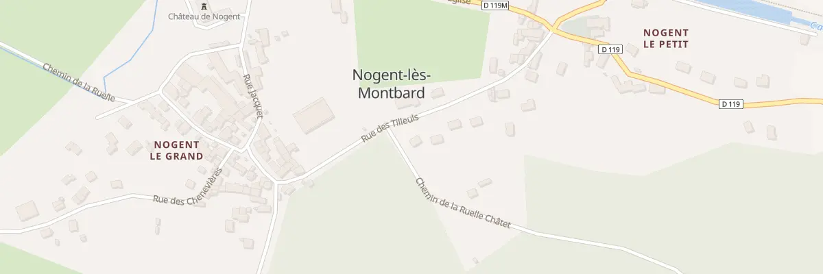 Plan du 1A Rle Chatet à Nogent-lès-Montbard