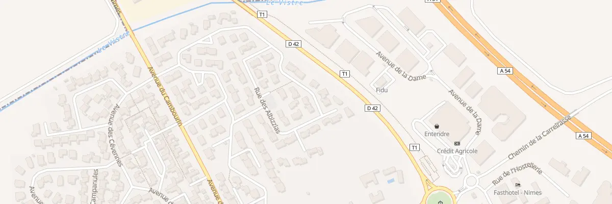 Plan du 14 Rue des Trois Cypres à Caissargues