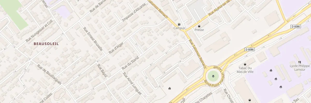 Plan du 44 Rue du Stand à Nîmes