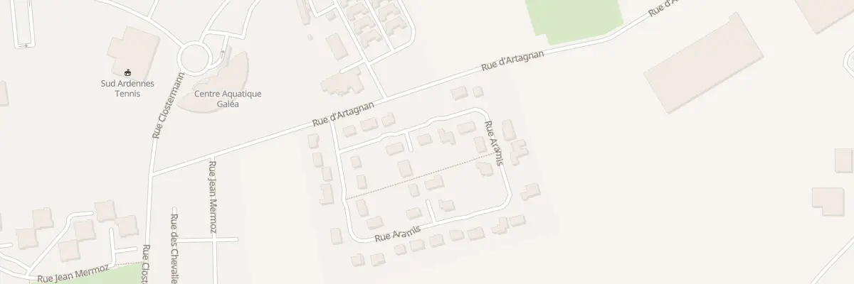 Plan du 6 Rue Aramis à Rethel