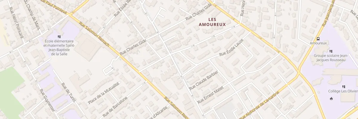 Plan du 4 Rue Emile Lauze à Nîmes