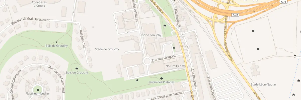 Plan du 20 Rue des Dragons à Saint-Étienne