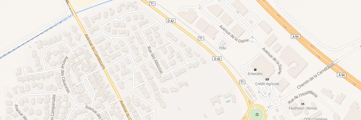 Plan du 16 Rue des Trois Cypres à Caissargues