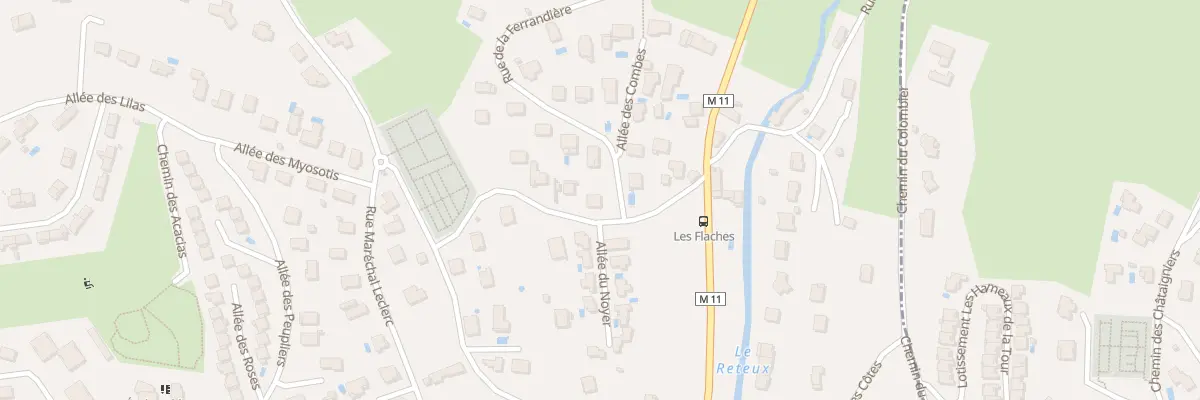 Plan du 203 Rue de la Ferrandiere à L’Étrat