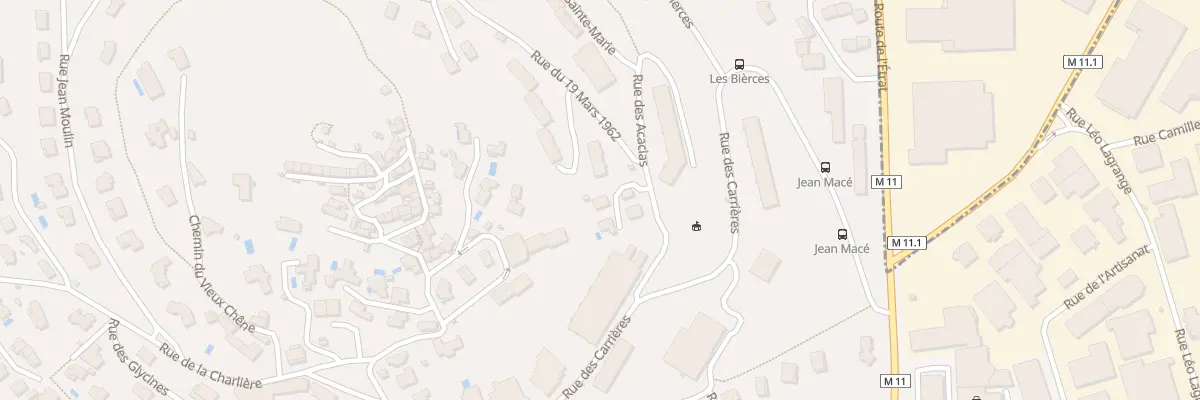 Plan du 5 Rue des Acacias à Saint-Priest-en-Jarez