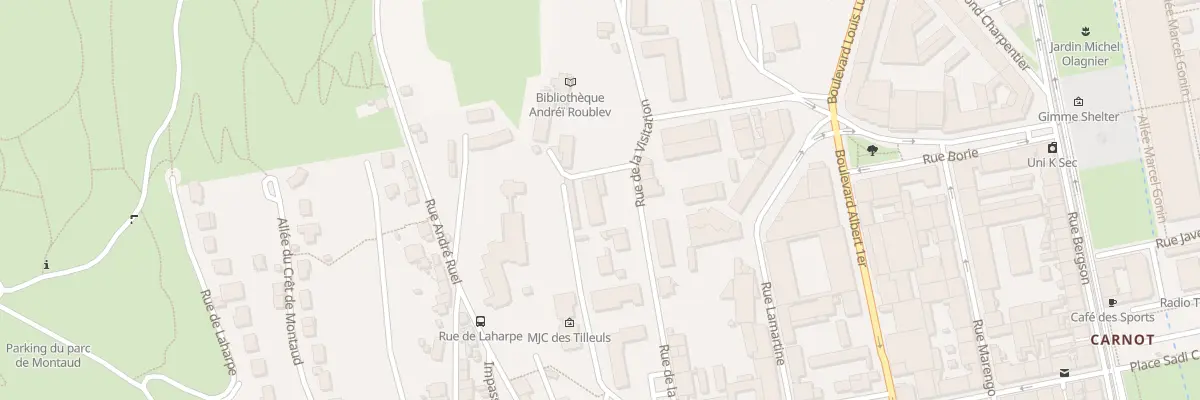 Plan du 23 Rue de la Visitation à Saint-Étienne