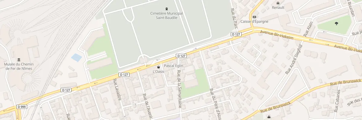 Plan du 1 Rue de la Samaritaine à Nîmes