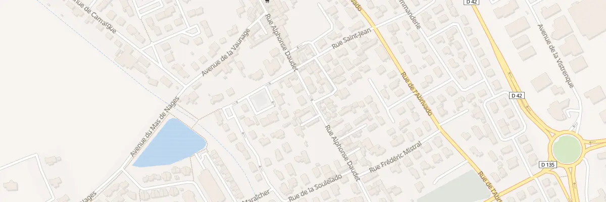 Plan du 178 Rue Alphonse Daudet à Caissargues