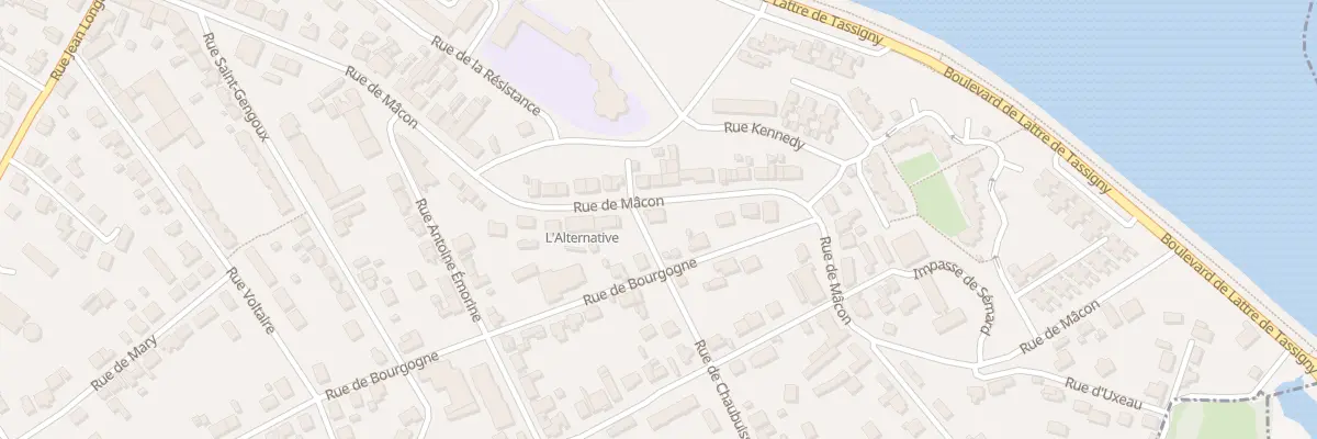 Plan du 34 Rue de Macon à Montceau-les-Mines