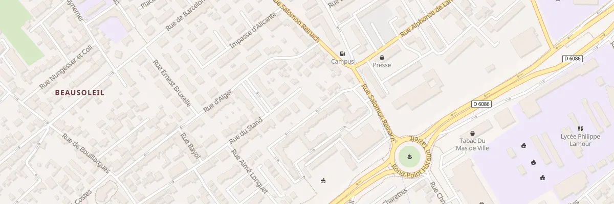 Plan du 46 Rue du Stand à Nîmes