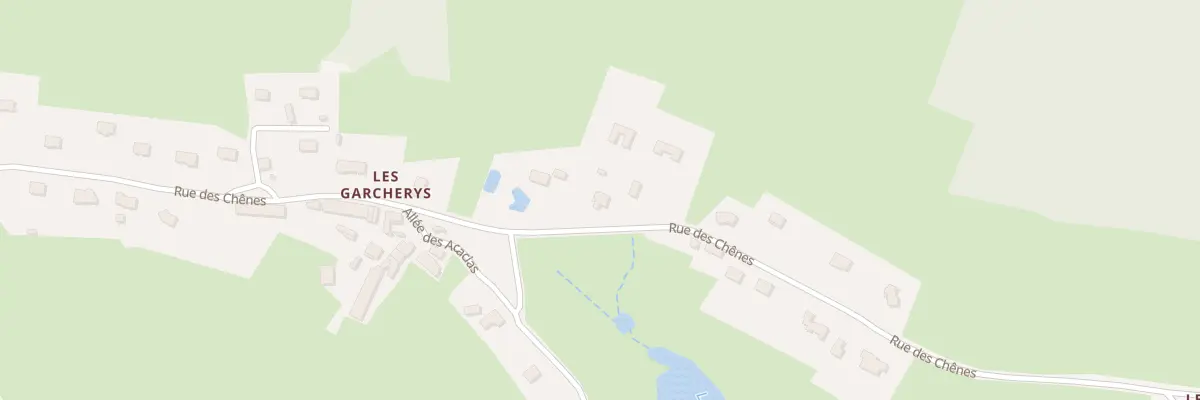 Plan du 551 Rue des Chênes aux Bizots