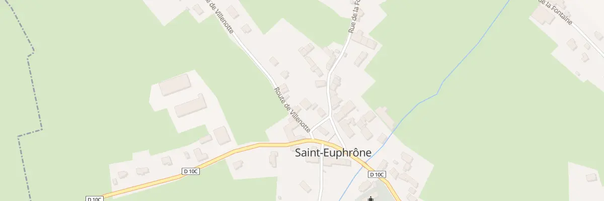 Plan du 2 Rte de Villenotte à Saint-Euphrône