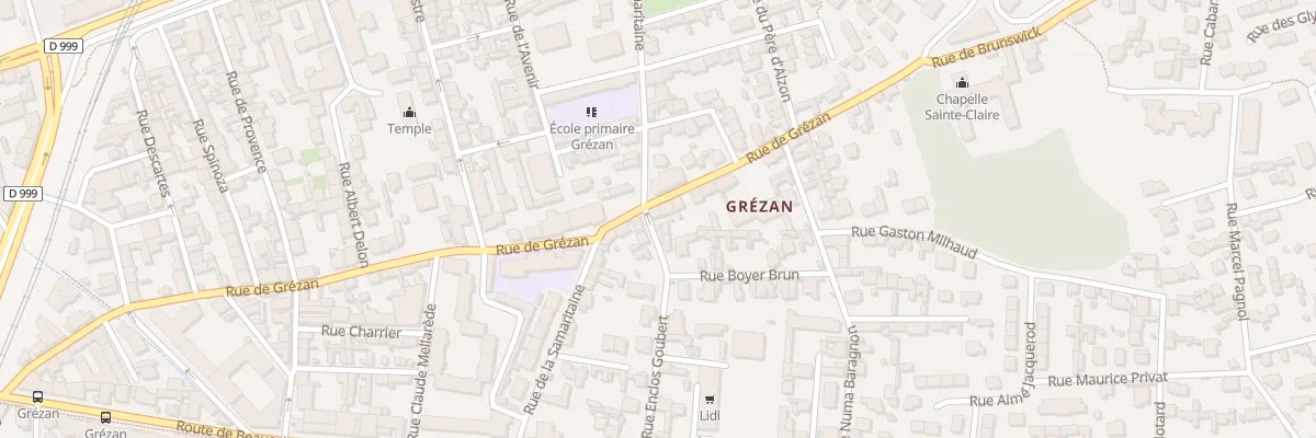 Plan du 46 Rue de Grézan à Nîmes