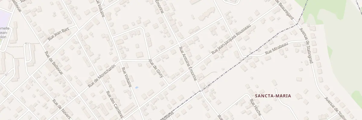 Plan du 66 Rue Antoine Emorine à Montceau-les-Mines