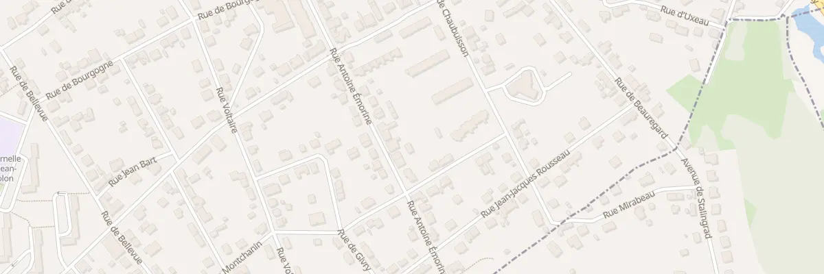 Plan du 39 Rue Antoine Emorine à Montceau-les-Mines