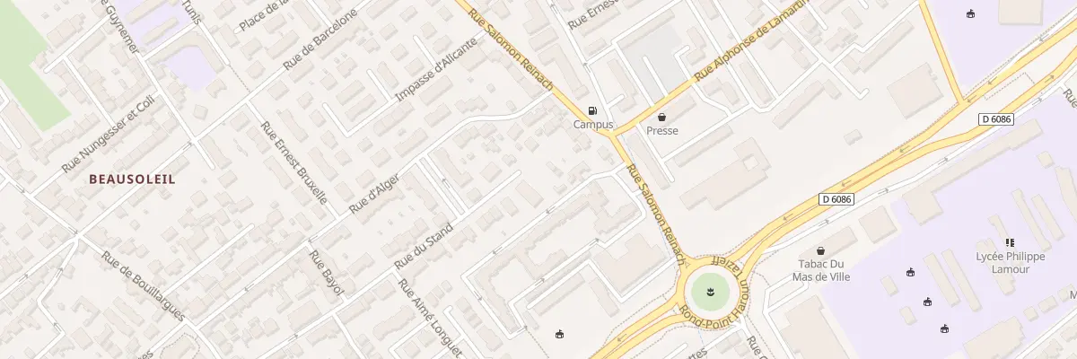 Plan du 48 Rue du Stand à Nîmes