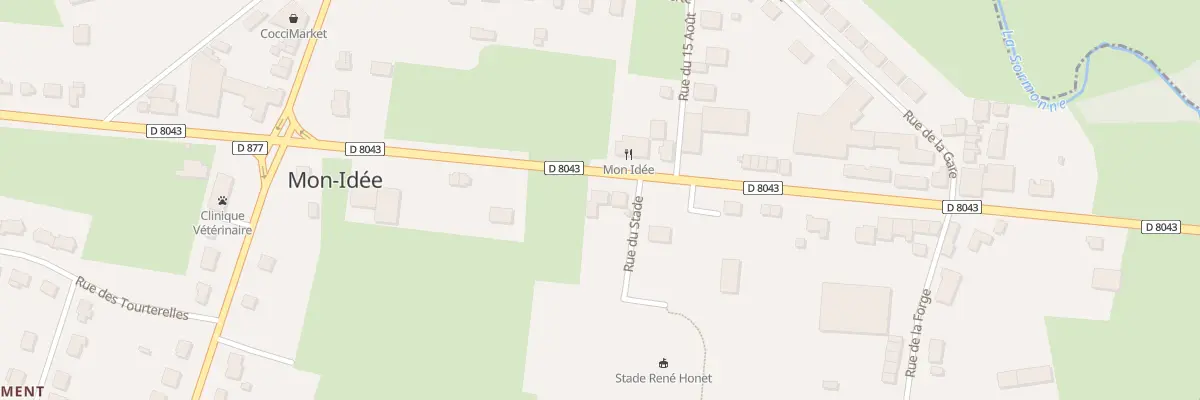Plan du 27 Rte Nationale 43 à Auvillers-les-Forges