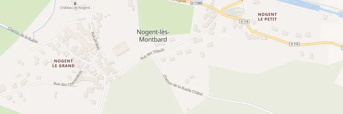 Plan du 1B Rle Chatet à Nogent-lès-Montbard