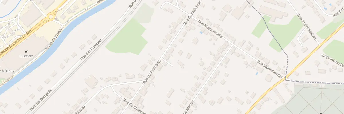 Plan du 21 Rue du Petit Bois à Montceau-les-Mines