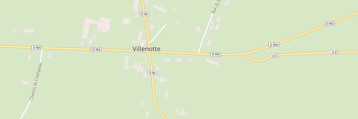 Plan du 16 Rte de Semur à Villars-et-Villenotte