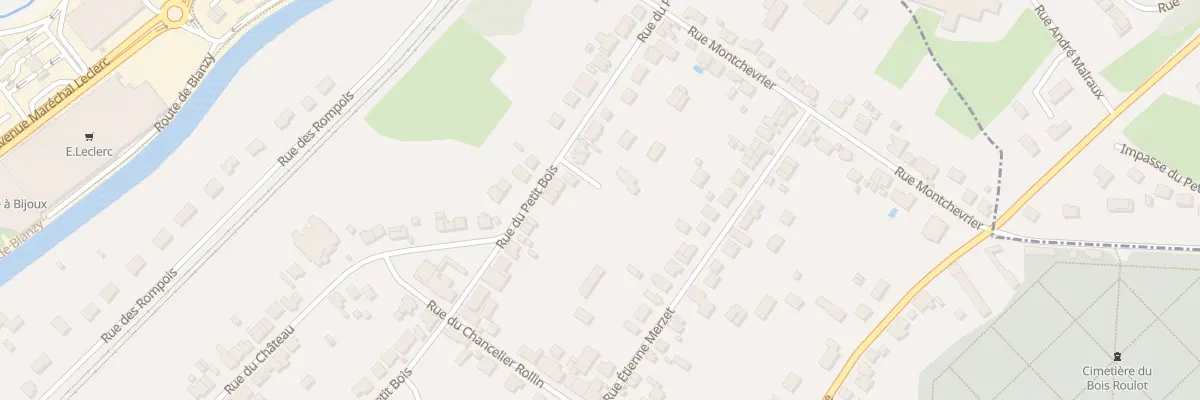 Plan du 25 Rue du Petit Bois à Montceau-les-Mines