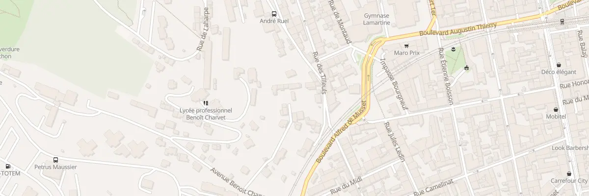 Plan du 26 Imp Benoit Charvet à Saint-Étienne