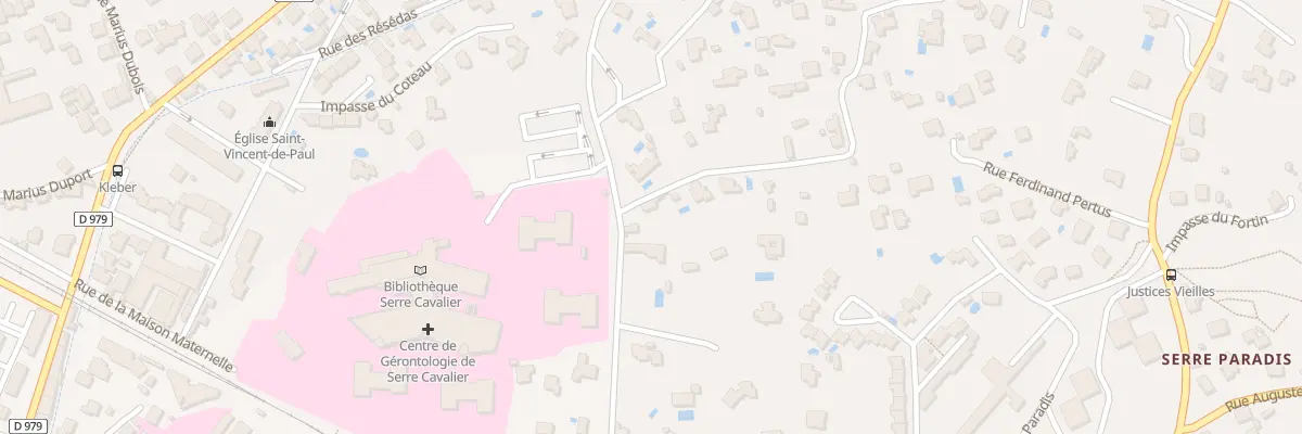 Plan du 36 Rue Pitot Prolongée à Nîmes