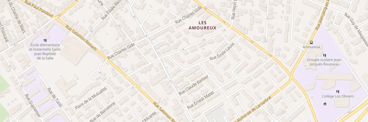 Plan du 5 Rue Emile Lauze à Nîmes