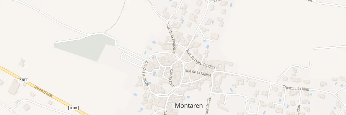 Plan du 3 Rue des Acacias à Montaren-et-Saint-Médiers