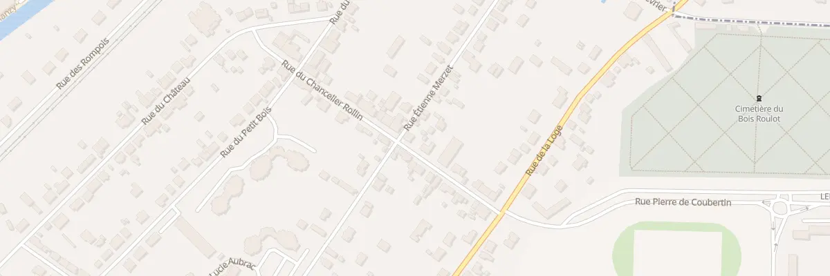 Plan du 43 Rue Etienne Merzet à Montceau-les-Mines