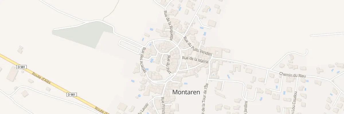 Plan du 3 Rue du Fort à Montaren-et-Saint-Médiers