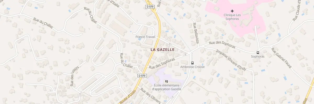 Plan du 144B Rte d’Uzès à Nîmes