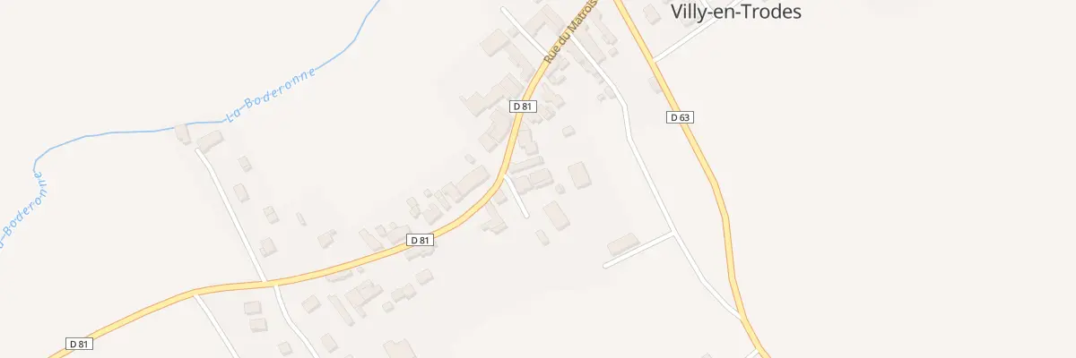 Plan du 23 Rue du Matrois à Villy-en-Trodes